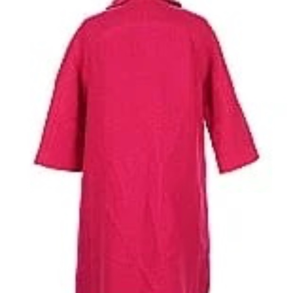 Ann Taylor Pink Wool Coat Size L - Picture 6 of 6